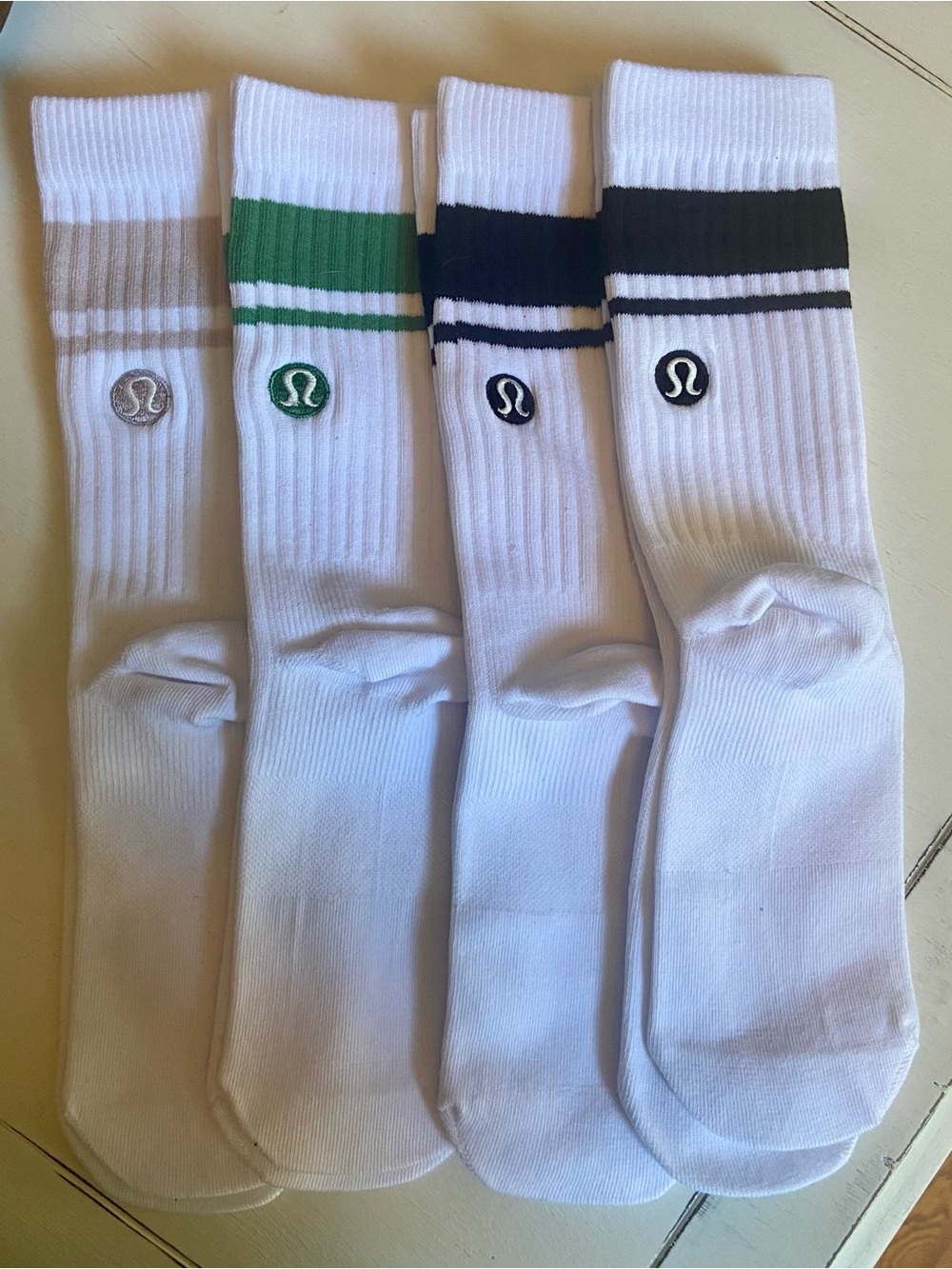 NWOT lululemon athletica Daily Essential Crew Socks 4 Pair